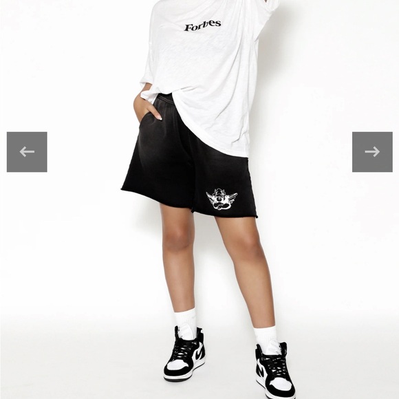 Boys Lie x Forbes Black Gym Shorts - Picture 5 of 5